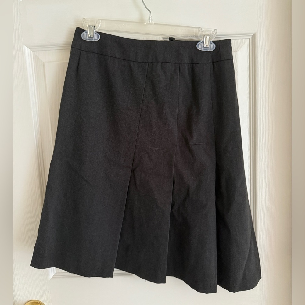 Akris Pleated Wool Skirt